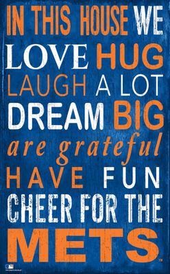 New York Mets "In This House" Sign