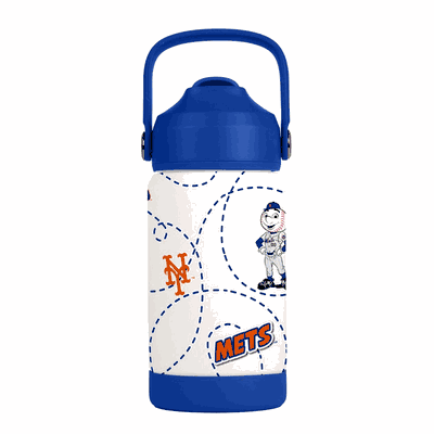 New York Mets Kids 12oz Stainless Steel Mascot Bottle