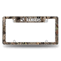 New York Rangers Mossy Oak Chrome Automotive License Plate Frame