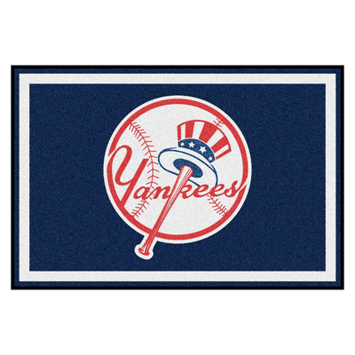 New York Yankees 5x8 Rug