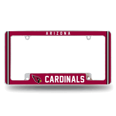 NFL Arizona Cardinals Classic Chrome Automotive License Plate Frame