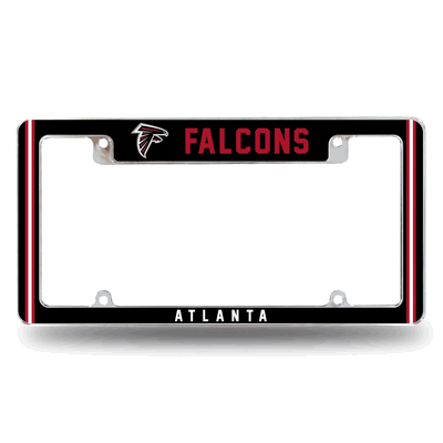 NFL Atlanta Falcons Classic Chrome Automotive License Plate Frame