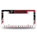 NFL Atlanta Falcons Primary Chrome Automotive License Plate Frame NFL Atlanta Falcons Primary Chrome Automotive License Plate Frame