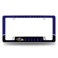 NFL Baltimore Ravens Two-Tone Chrome Automotive License Plate Frame NFL Baltimore Ravens Two-Tone Chrome Automotive License Plate Frame