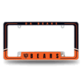NFL Chicago Bears Two-Tone Chrome Automotive License Plate Frame NFL Chicago Bears Two-Tone Chrome Automotive License Plate Frame