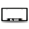 NFL Cleveland Browns Black Chrome Automotive License Plate Frame