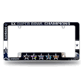 NFL Dallas Cowboys Multi Champ Chrome Automotive License Plate Frame NFL Dallas Cowboys Multi Champ Chrome Automotive License Plate Frame