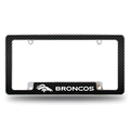 NFL Denver Broncos Black Chrome Automotive License Plate Frame