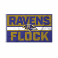 NFL Football Baltimore Ravens Bold 3' x 5' Banner Flag NFL Football Baltimore Ravens Bold 3' x 5' Banner Flag