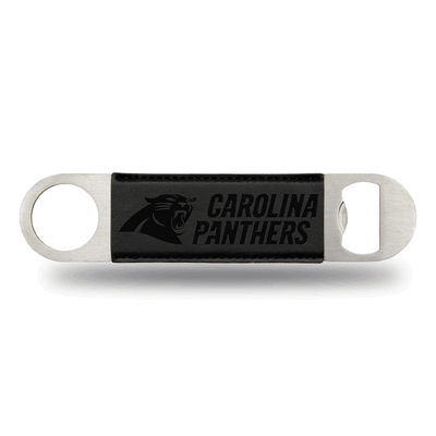 NFL Football Carolina Panthers Black Laser Engraved Bar Blade