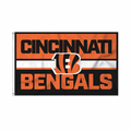 NFL Football Cincinnati Bengals Bold 3' x 5' Banner Flag