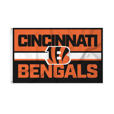 NFL Football Cincinnati Bengals Bold 3' x 5' Banner Flag