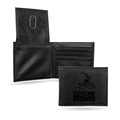 NFL Football Cleveland Browns Black Laser Engraved Billfold Wallet