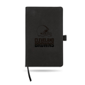 NFL Football Cleveland Browns Primary Black Laser Engraved Small Notepad