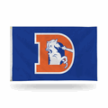 NFL Football Denver Broncos Orange D - Horse 3' x 5' Banner Flag