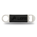 NFL Football Detroit Lions Black Laser Engraved Bar Blade