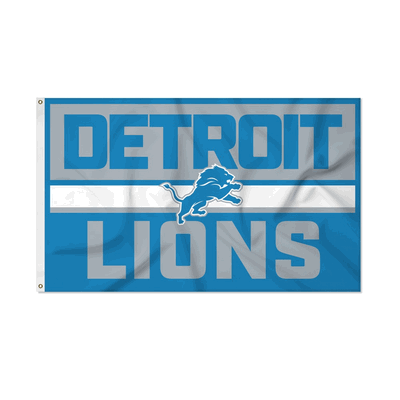 NFL Football Detroit Lions Bold 3' x 5' Banner Flag