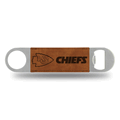 NFL Football Kansas City Chiefs Brown Laser Engraved Bar Blade NFL Football Kansas City Chiefs Brown Laser Engraved Bar Blade