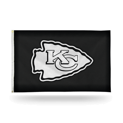 NFL Football Kansas City Chiefs Carbon Fiber 3' x 5' Banner Flag