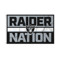 NFL Football Las Vegas Raiders Bold 3'x5' Banner Flag NFL Football Las Vegas Raiders Bold 3'x5' Banner Flag