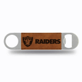 NFL Football Las Vegas Raiders Brown Laser Engraved Bar Blade
