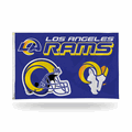 NFL Football Los Angeles Rams Helmet 3' x 5' Banner Flag