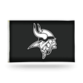 NFL Football Minnesota Vikings Carbon Fiber 3' x 5' Banner Flag