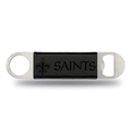 NFL Football New Orleans Saints Black Laser Engraved Bar Blade