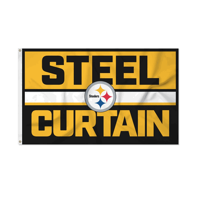 NFL Football Pittsburgh Steelers Bold 3'x5' Banner Flag