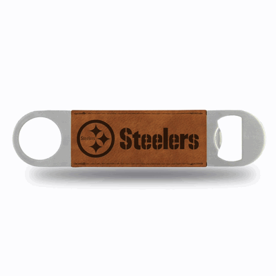 NFL Football Pittsburgh Steelers Brown Laser Engraved Bar Blade