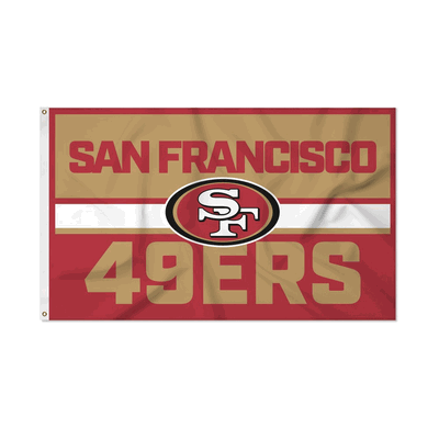 NFL Football San Francisco 49ers Bold 3' x 5' Banner Flag