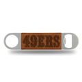 NFL Football San Francisco 49ers Brown Laser Engraved Bar Blade NFL Football San Francisco 49ers Brown Laser Engraved Bar Blade