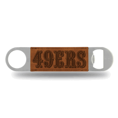 NFL Football San Francisco 49ers Brown Laser Engraved Bar Blade