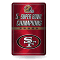 NFL Football San Francisco 49ers Champ 11" x 17" Home Decor Sign NFL Football San Francisco 49ers Champ 11" x 17" Home Decor Sign
