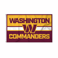NFL Football Washington Commanders Bold 3' x 5' Banner Flag NFL Football Washington Commanders Bold 3' x 5' Banner Flag