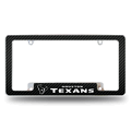 NFL Houston Texans Black Chrome Automotive License Plate Frame NFL Houston Texans Black Chrome Automotive License Plate Frame