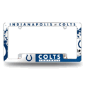 NFL Indianapolis Colts Primary Chrome Automotive License Plate Frame NFL Indianapolis Colts Primary Chrome Automotive License Plate Frame