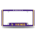 NFL Minnesota Vikings Classic Chrome Automotive License Plate Frame