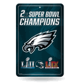 NFL Philadelphia Eagles 2 Time Champs 11" x 17" Home Decor Sign NFL Philadelphia Eagles 2 Time Champs 11" x 17" Home Decor Sign
