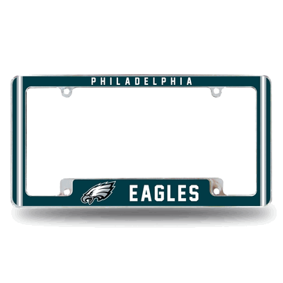 NFL Philadelphia Eagles Classic Chrome Automotive License Plate Frame