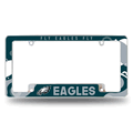NFL Philadelphia Eagles Wave Chrome Automotive License Plate Frame NFL Philadelphia Eagles Wave Chrome Automotive License Plate Frame