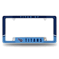 NFL Tennessee Titans Two-Tone Chrome Automotive License Plate Frame