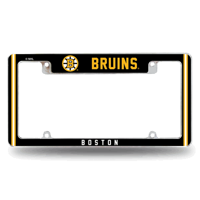 NHL Boston Bruins Alternate Chrome Automotive License Plate Frame