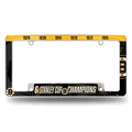 NHL Boston Bruins Multi Champ Chrome Automotive License Plate Frame
