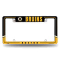 NHL Boston Bruins Two-Tone Chrome Automotive License Plate Frame