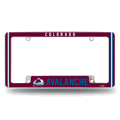 NHL Colorado Avalanche Classic Chrome Automotive License Plate Frame NHL Colorado Avalanche Classic Chrome Automotive License Plate Frame