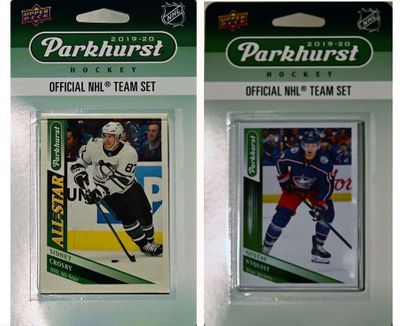 NHL Columbus Blue Jackets 2019-20 Parkhurst Team Set and an all-star set