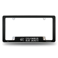 NHL Columbus Blue Jackets Black Chrome Automotive License Plate Frame
