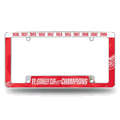 NHL Detroit Red Wings Multi Champ Chrome Auto License Plate Frame