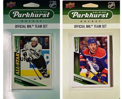 NHL Edmonton Oilers 2019-20 Parkhurst Team Set and an all-star set